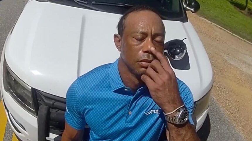 Tiger Woods' entire sobriety test caught on bodycam footage: 'I'm getting arrested?'