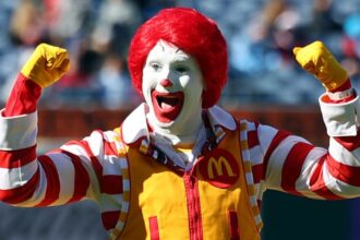 Ronald McDonald goes viral after singing the 'Star-Spangled Banner' at a minor league baseball game