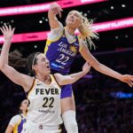 Sparks' Cameron Brink fires off explicit outburst after blocking Caitlin Clark's shot