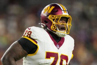 Commanders offense takes major hit as star offensive tackle suffers major training camp injury