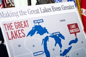 Majority of Americans reject Trumps renaming of Lake Ontario to Lake America, poll finds