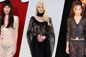 Dakota Johnson, Anya Taylor-Joy and ZoÃ« Kravitz turn heads in sheer looks