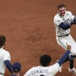 Rays stay alive in World Series, walk off Brewers in thrilling extra-inning Game 4