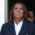 Tish James confronted on camera over Trump's accusation of bias in Cornell rape case