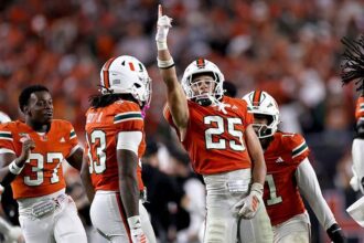 Week 7 AP Top 25 Poll features a complete shuffle after chaotic weekend, with Miami taking over the top spot